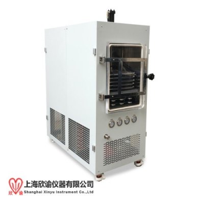 上海欣諭2025款XY-FD-S5壓蓋中試型凍干機(jī)普通型真空冷凍干燥機(jī)實(shí)驗室摸索凍干工藝用冷凍干燥機(jī)，冰凍干燥機(jī)，壓塞冷凍干燥儀